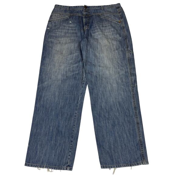 Marithe Francois Girbaud MFG Baggy Jeans Wide Leg Men's 42x34 Skater - Picture 1 of 14